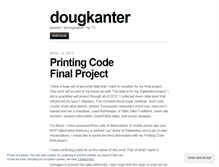 Tablet Screenshot of dougkanter.wordpress.com