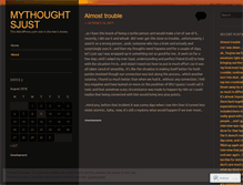 Tablet Screenshot of mythoughtsjust.wordpress.com