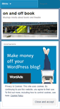 Mobile Screenshot of onandoffbook.wordpress.com