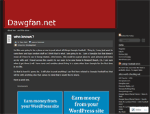 Tablet Screenshot of dawgfan.wordpress.com