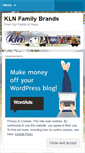 Mobile Screenshot of klnfamilybrands.wordpress.com