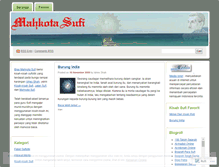Tablet Screenshot of mahkotasufi.wordpress.com