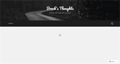 Desktop Screenshot of brocksthoughts.wordpress.com