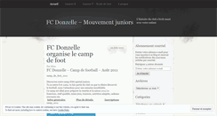 Desktop Screenshot of fcdonzelle.wordpress.com