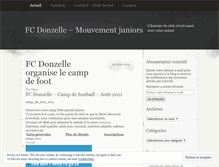 Tablet Screenshot of fcdonzelle.wordpress.com