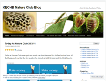 Tablet Screenshot of kechbnatureclubblog.wordpress.com