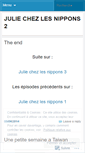 Mobile Screenshot of juliechezlesnippons2.wordpress.com