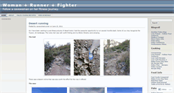 Desktop Screenshot of cavewomanrunner.wordpress.com