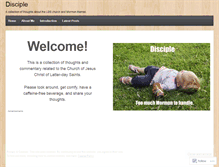 Tablet Screenshot of latterdaysaint.wordpress.com