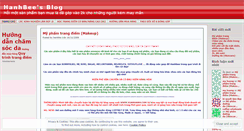 Desktop Screenshot of hanhbee.wordpress.com