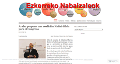 Desktop Screenshot of ezkerrekonabaizaleok.wordpress.com