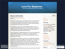 Tablet Screenshot of loveforstepmom.wordpress.com