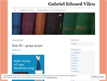 Tablet Screenshot of gabrieleduardvilcu.wordpress.com