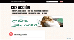 Desktop Screenshot of co2accion.wordpress.com