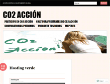 Tablet Screenshot of co2accion.wordpress.com