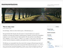 Tablet Screenshot of mormonmissions.wordpress.com