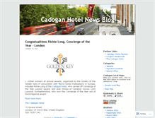 Tablet Screenshot of cadoganhotelnews.wordpress.com