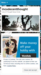 Mobile Screenshot of incadecentthought.wordpress.com
