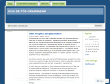 Tablet Screenshot of guiaposgraduacao.wordpress.com