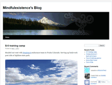 Tablet Screenshot of mindfulexistence.wordpress.com