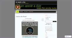 Desktop Screenshot of anapple2day.wordpress.com