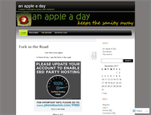 Tablet Screenshot of anapple2day.wordpress.com
