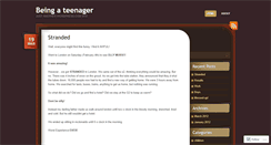 Desktop Screenshot of beingateenageralixjade1.wordpress.com