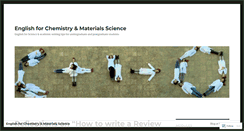 Desktop Screenshot of chemistryenglish.wordpress.com