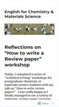 Mobile Screenshot of chemistryenglish.wordpress.com