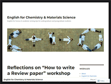 Tablet Screenshot of chemistryenglish.wordpress.com
