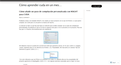 Desktop Screenshot of cudagpu.wordpress.com