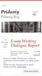 Mobile Screenshot of pridaniy.wordpress.com