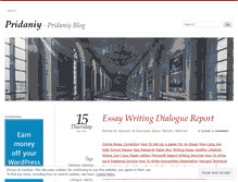 Tablet Screenshot of pridaniy.wordpress.com