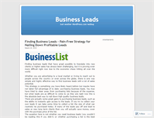 Tablet Screenshot of business0.wordpress.com