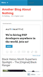 Mobile Screenshot of anotherblogaboutnothin.wordpress.com