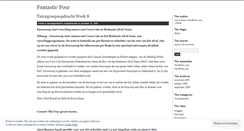 Desktop Screenshot of fantasticfourfhj.wordpress.com