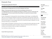 Tablet Screenshot of fantasticfourfhj.wordpress.com
