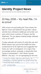 Mobile Screenshot of identityproject.wordpress.com