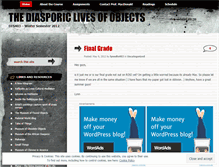 Tablet Screenshot of diasporiclivesofobjects2012.wordpress.com