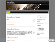 Tablet Screenshot of blogaoarena.wordpress.com