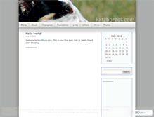 Tablet Screenshot of katzborzoi.wordpress.com