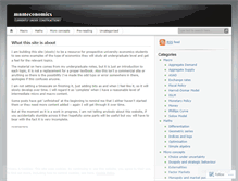Tablet Screenshot of mnmeconomics.wordpress.com