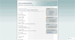 Desktop Screenshot of convocondo.wordpress.com