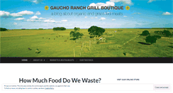 Desktop Screenshot of gauchoranchgrillboutique.wordpress.com