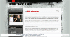 Desktop Screenshot of healthierhappierwiser.wordpress.com