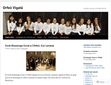 Tablet Screenshot of orfeovigata.wordpress.com