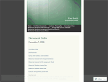 Tablet Screenshot of karasmith.wordpress.com