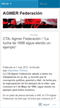 Mobile Screenshot of agmerfederacion.wordpress.com