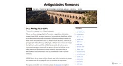 Desktop Screenshot of antiguidadesromanas.wordpress.com