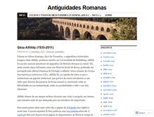 Tablet Screenshot of antiguidadesromanas.wordpress.com